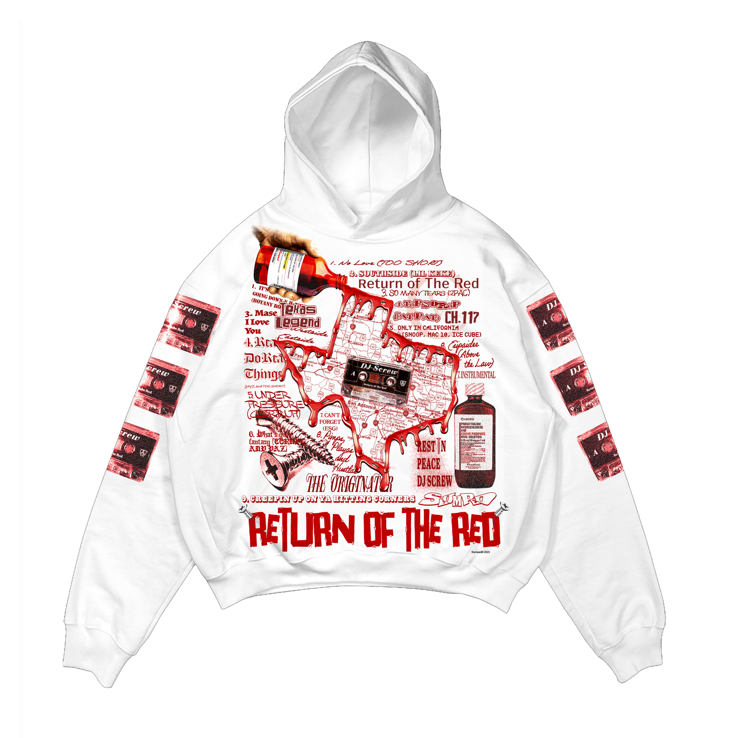 R.O.T.R WHITE HOODIE