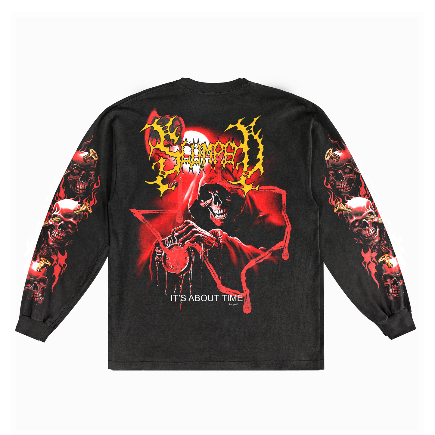 RED SKULL LONG SLEEVE