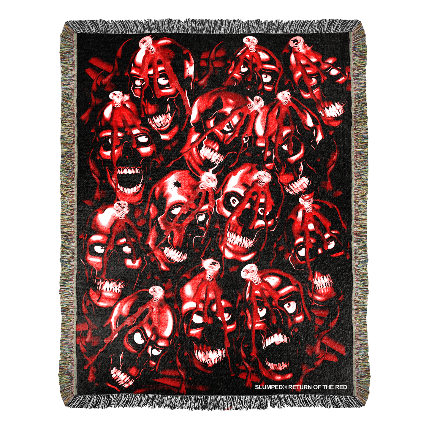 RED SKULL BLANKET