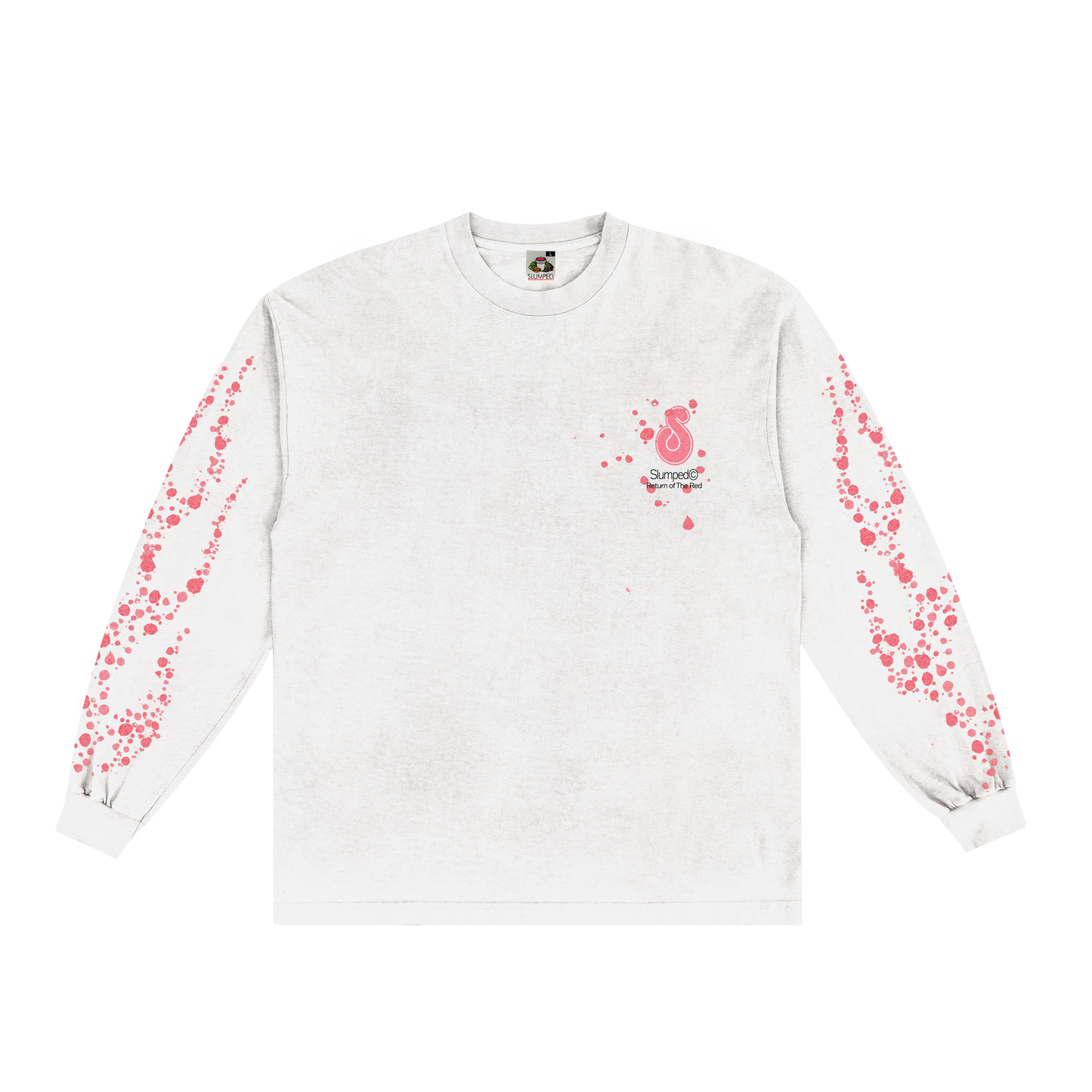 RED DRIP LONG SLEEVE