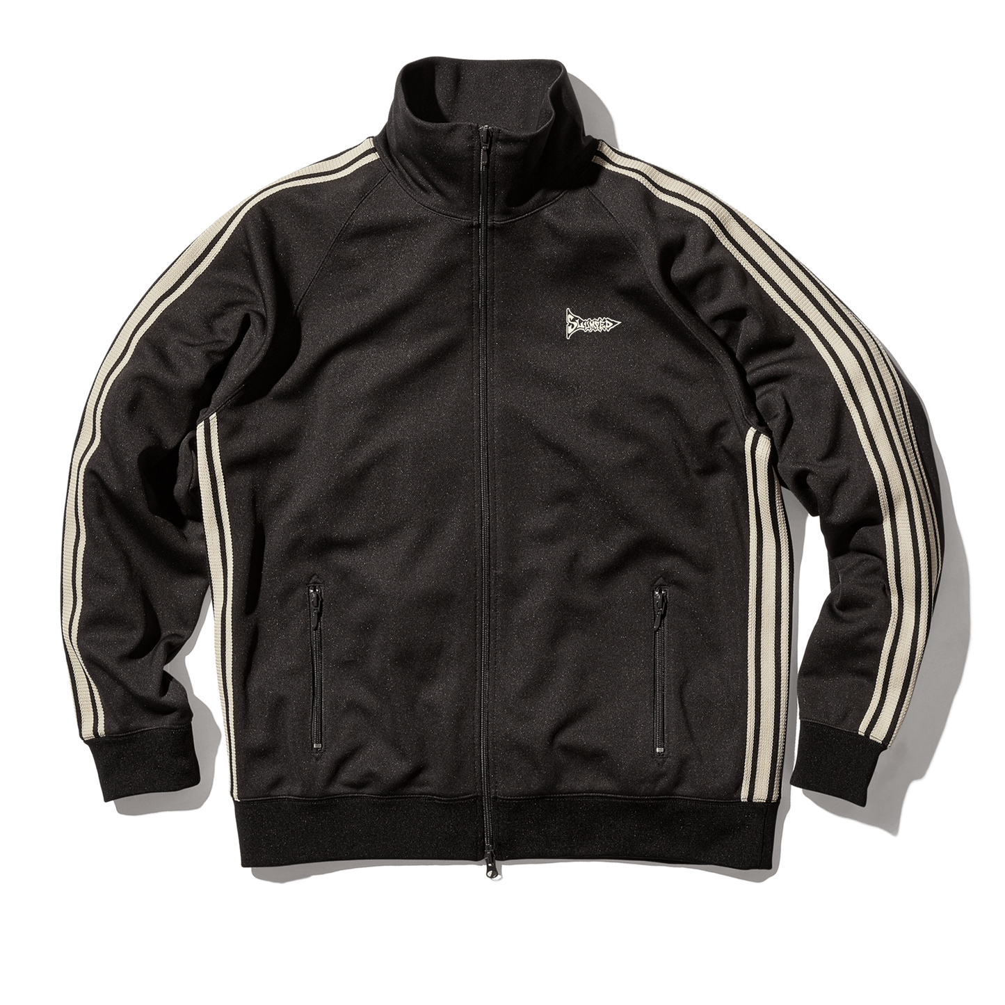 CREAM/BLACK SCREW TRACK SUIT (TOP)