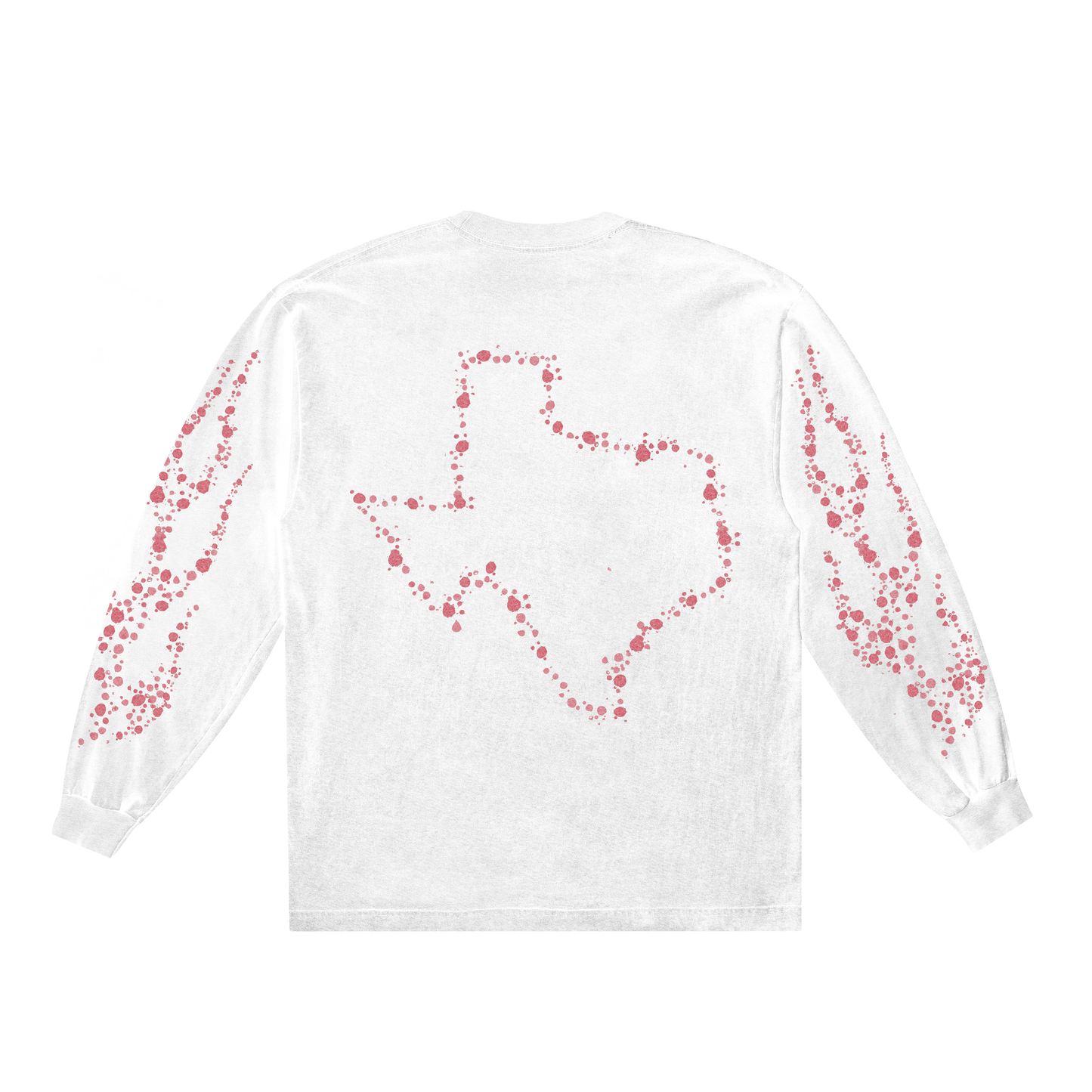 RED DRIP LONG SLEEVE